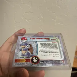 2000 Topps Chrome Holo Pokemon TV Series 1 Blastoise #9 mint ! - Image 2