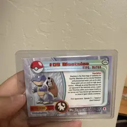 2000 Topps Chrome Holo Pokemon TV Series 1 Blastoise #9 mint ! - Image 3