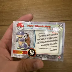 2000 Topps Chrome Holo Pokemon TV Series 1 Blastoise #9 mint ! - Image 5