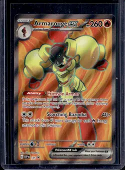 2023-25 Pokemon SV Black Star Promos SVP EN Armarouge ex #125 - Image 1