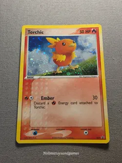 Pokemon Torchic 017 EX Deck Tin Nintendo Promo Black Star Promo Free Shipping - Image 1