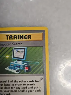 Pokemon TCG Computer Search Base Set 71/102 Regular Unlimited Rare Trainer - Image 4