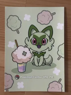 Pokemon Center Sticker Sprigatito Japanese Limited - Image 1