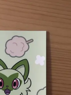 Pokemon Center Sticker Sprigatito Japanese Limited - Image 2