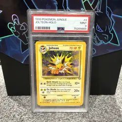 1999 POKEMON JUNGLE #4 JOLTEON-HOLO PSA 9 - Image 1