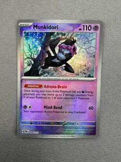Munkidori 044/131 Prismatic Evolutions [Master Ball] Reverse Holo Pokemon MINT - Image 2