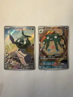 Trubbish & Garbodor Illustration Rare 140/86 141/86 Pokemon White Flare NM! - Image 1