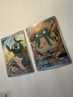 Trubbish & Garbodor Illustration Rare 140/86 141/86 Pokemon White Flare NM! - Image 3