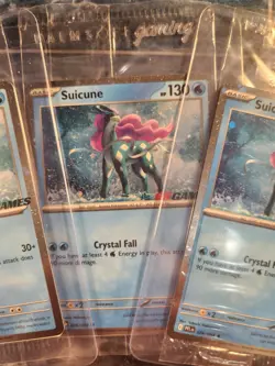 3x Suicune 026/094 EB Games Exclusive Promo Sealed Pokemon NM - Image 3