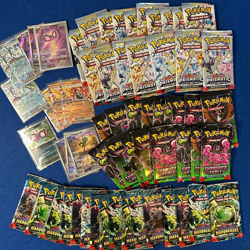 4 Pokemon Booster Pack Bundle + Promo, Variety Packs Prismatic Evolutions Lot 01 - Image 2