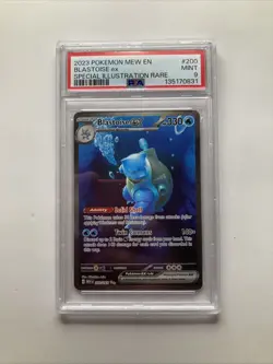 POKEMON 2023 MEW EN BLASTOISE EX PSA 9 - Image 1