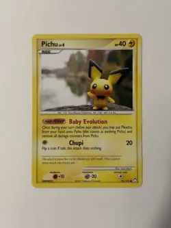 Pichu 93/123 Mysterious Treasures Pokemon TCG - Near Mint Condition! - Image 2