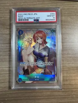 Nami 2024 One Piece JAPANESE OP09 Alternate Art - #050 - PSA 10 - Image 1