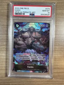 Kaido 2024 One Piece OP08 Alternate Art - #079 - PSA 10 - Image 1