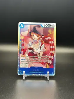 2025 ONE PIECE EN A FIST OF DIVINE SPEED OP11-054 NAMI SR FOIL - NM - Image 1