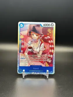 2025 ONE PIECE EN A FIST OF DIVINE SPEED OP11-054 NAMI SR FOIL - NM - Image 2