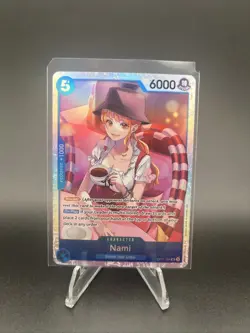2025 ONE PIECE EN A FIST OF DIVINE SPEED OP11-054 NAMI SR FOIL - NM - Image 1