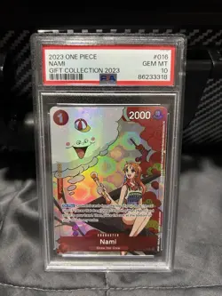 2023 ONE PIECE GIFT COLLECTION #016 NAMI PSA 10 - Image 1