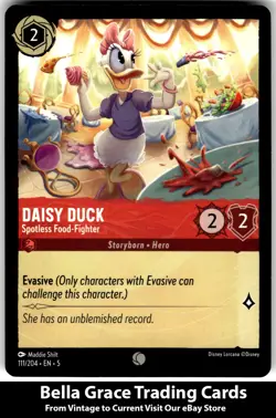 Daisy Duck #111/204 Shimmering Skies Common Disney Lorcana - Image 1