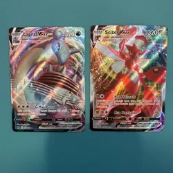 Pokemon Card LOT Lapras & Scizor VMAX 050/202 119/189 SWSH NM/M Gradeworthy - Image 1