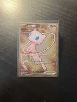 Pokemon TCG Mew EX Metal 205/165 Promo Card Scarlet & Violet 151 - Image 3