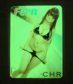 Fern Frieren Custom Glow In The Dark Waifu Card Fan Art - Image 2