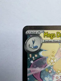 Mega Dragonite EX Pokemon Full Art Foil Card Stage 2 370 HP 330 Attack 290/217 - Image 2