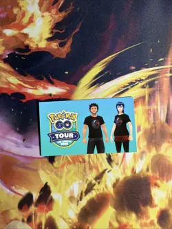 【New】 Pokemon GO Tour Los Angeles 2026 Avatar Black T-Shirt Redemption Card - Image 1