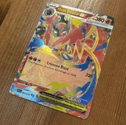Mega Emboar EX 031/217, NM Double Rare, Ascended Heroes, Mega Pokemon TCG Card - Image 2