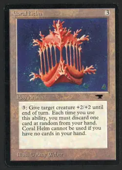 ***Coral Helm*** MTG Antiquities Magic Kid Icarus - Image 1