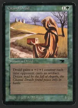 ***Citanul Druid*** MTG Antiquities Magic Kid Icarus - Image 1