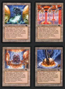 ***4x Urza's Power Plant*** MTG Antiquities Magic Kid Icarus - Image 1