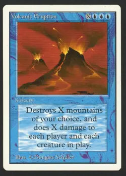 ***Unlimited Volcanic Eruption*** MTG Unlimited Magic Kid Icarus - Image 1