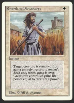 ***Unlimited Swords to Plowshares*** MTG Unlimited Magic Kid Icarus - Image 1