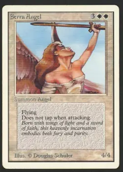 ***Unlimited Serra Angel*** MTG Unlimited Magic Kid Icarus - Image 1