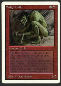 ***Unlimited Sedge Troll*** MTG Unlimited Magic Kid Icarus - Image 1
