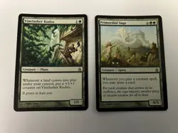 Primordial Sage And Vinelasher Kudzu ~ Ravnica: City of Guilds [ Magic MTG ] - Image 1