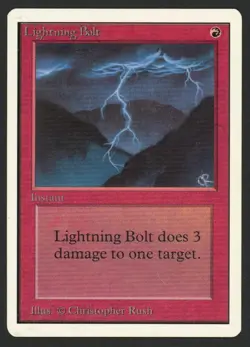 ***Unlimited Lightning Bolt*** MTG Unlimited Magic Kid Icarus - Image 1