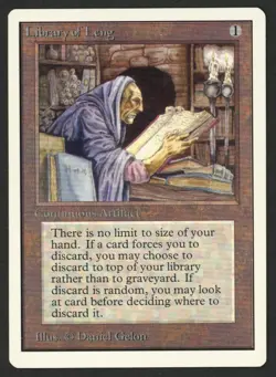 ***Unlimited Library of Leng*** MTG Unlimited Magic Kid Icarus - Image 1