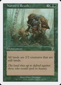 Nature's Revolt - MtG 7th Edition - R260 NM 2001 - Image 1