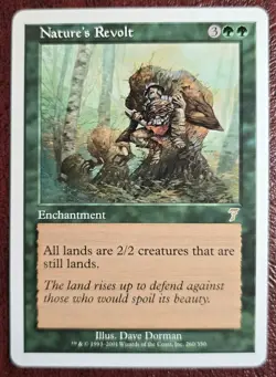 Nature's Revolt - MtG 7th Edition - R260 NM 2001 - Image 2