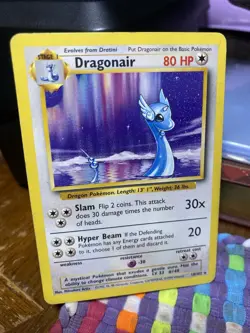 Dragonair Pokemon TCG Base Set 18/102 Non-Holo Unlimited Rare #18 LP - Image 1