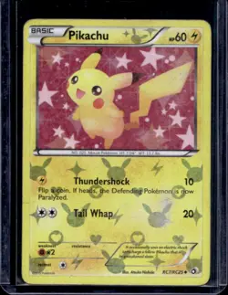 2013 Pokemon Black & White Legendary Treasures Pikachu Radiant Collection #RC07 - Image 1