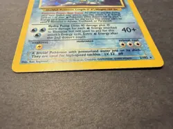 Pokemon Blastoise Base Set Holo Rare 2/102 100 HP 1999 English Card - Image 2