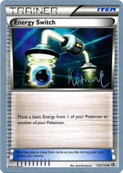 ENERGY SWITCH 112/113 LEGENDARY TREASURES WORLD CHAMPIONSHIPS 2014 POKEMON NM/M - Image 1