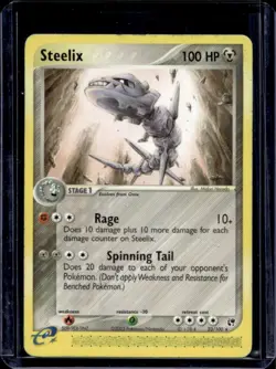 2003 Pokemon EX Sandstorm Steelix #23/100 - Image 1