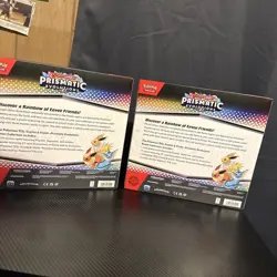 (LOT OF 2)NEW Pokemon TCG S&V Prismatic Evolutions Poster Collection Box Sealed - Image 2