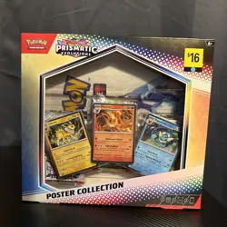 (LOT OF 2)NEW Pokemon TCG S&V Prismatic Evolutions Poster Collection Box Sealed - Image 3