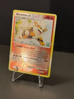 2007 Pokemon Diamond & Pearl Secret Wonders Arcanine Reverse Holo #22/132 MP - Image 2
