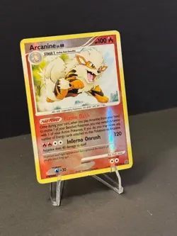 2007 Pokemon Diamond & Pearl Secret Wonders Arcanine Reverse Holo #22/132 MP - Image 3